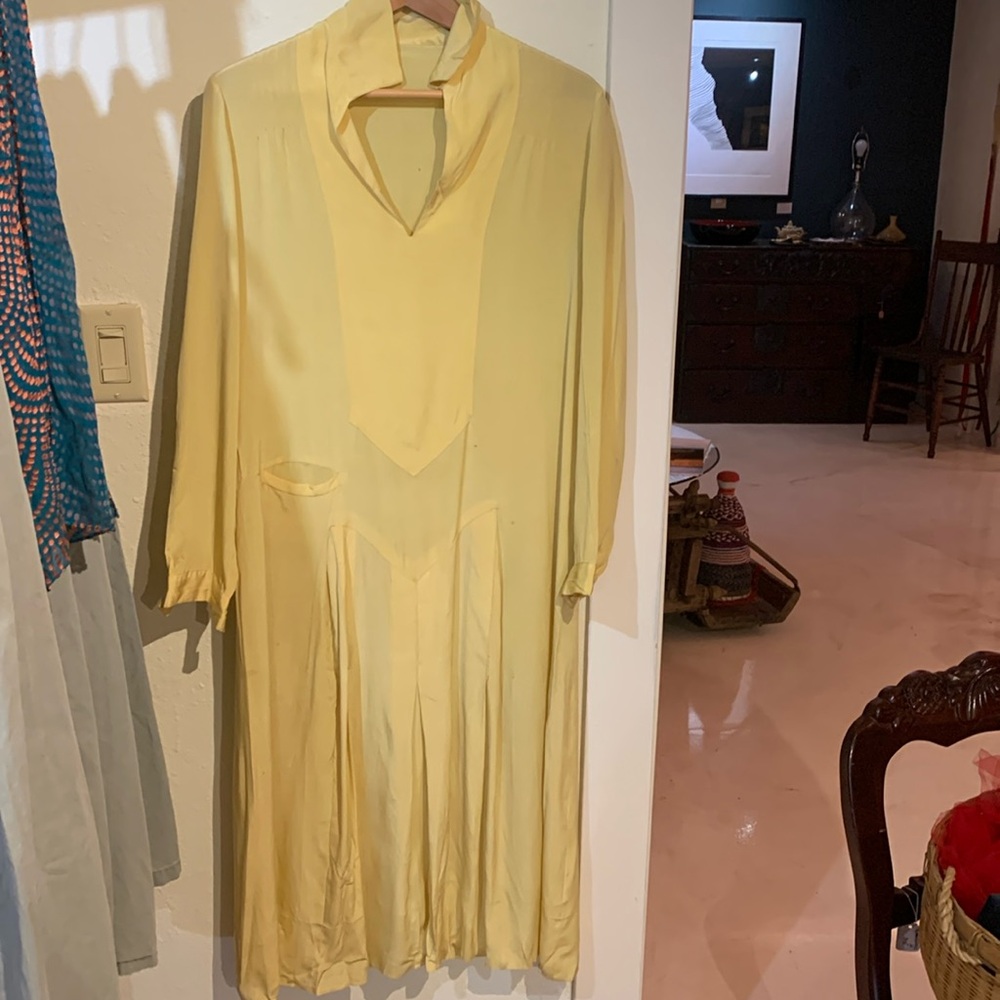 1920’s Silk Drop Dress with one pocket
